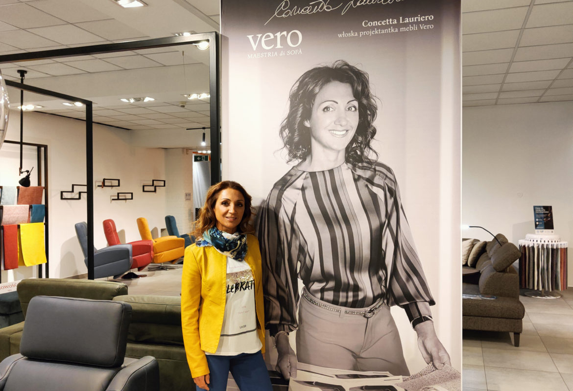 Concetta Lauriero Designer and Brand Ambassador for the brand VERO.pl