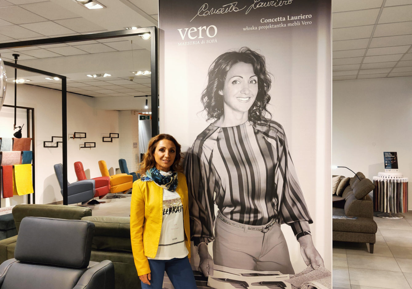 Concetta Lauriero Designer and Brand Ambassador for the brand VERO.pl